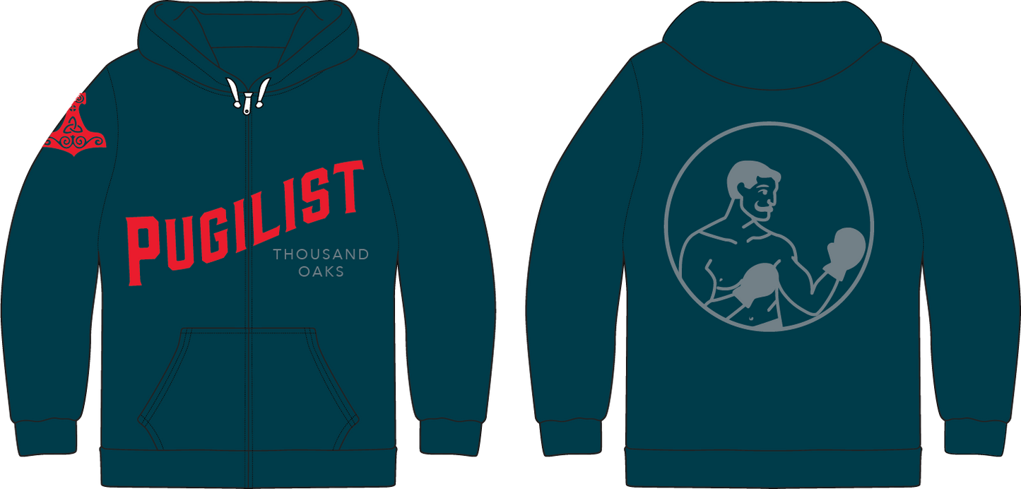 Hoodie Zip-Up Dark Side Hammer