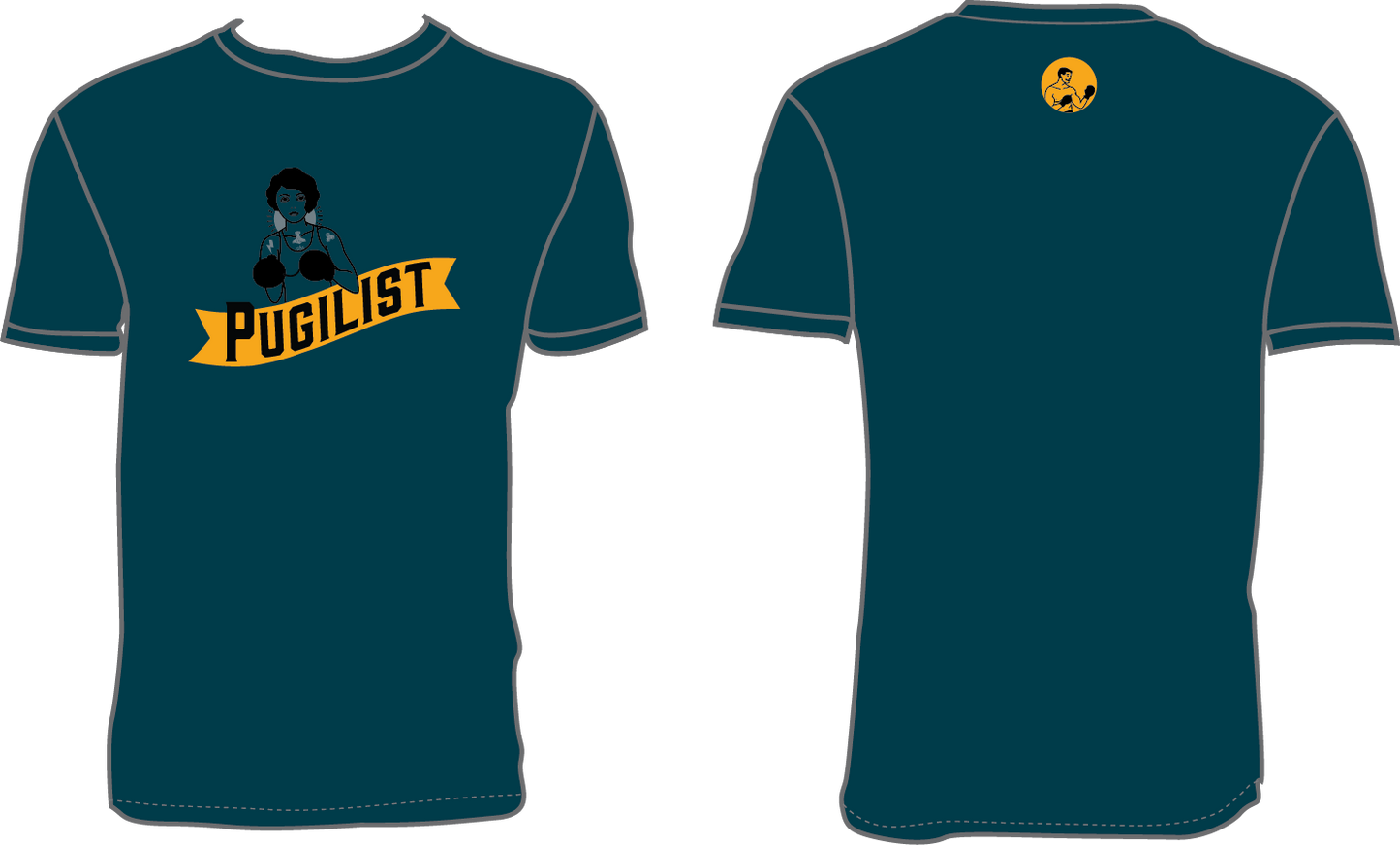 T-shirt Short Sleeve Lady Boxer