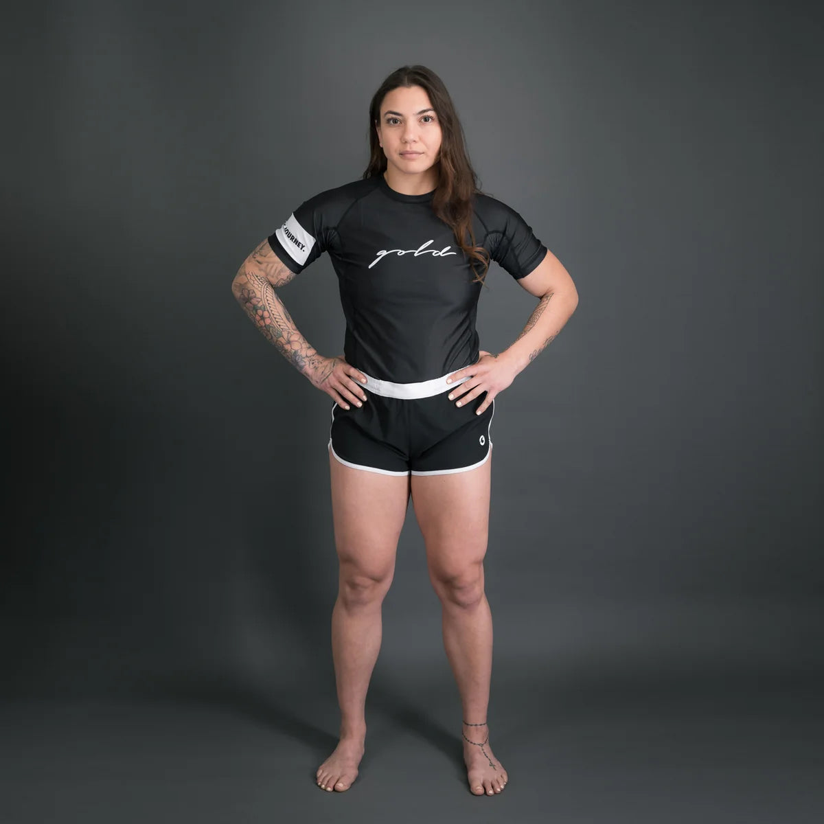 Shorts Gold BJJ Pacific