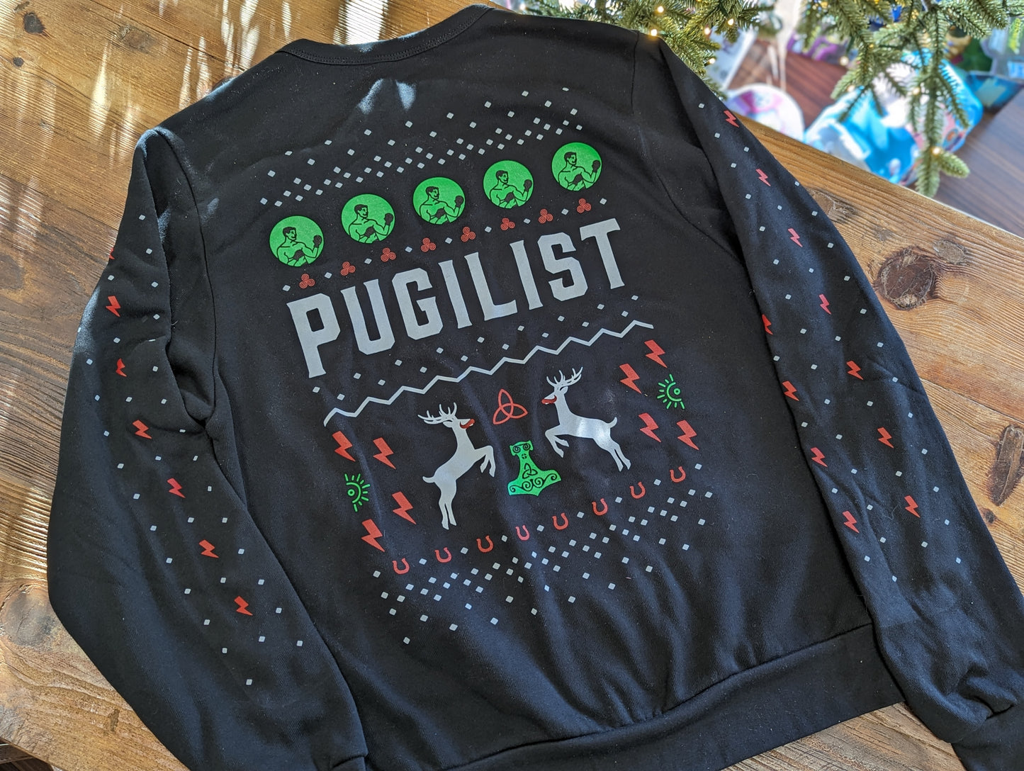Pugilist Christmas Sweater