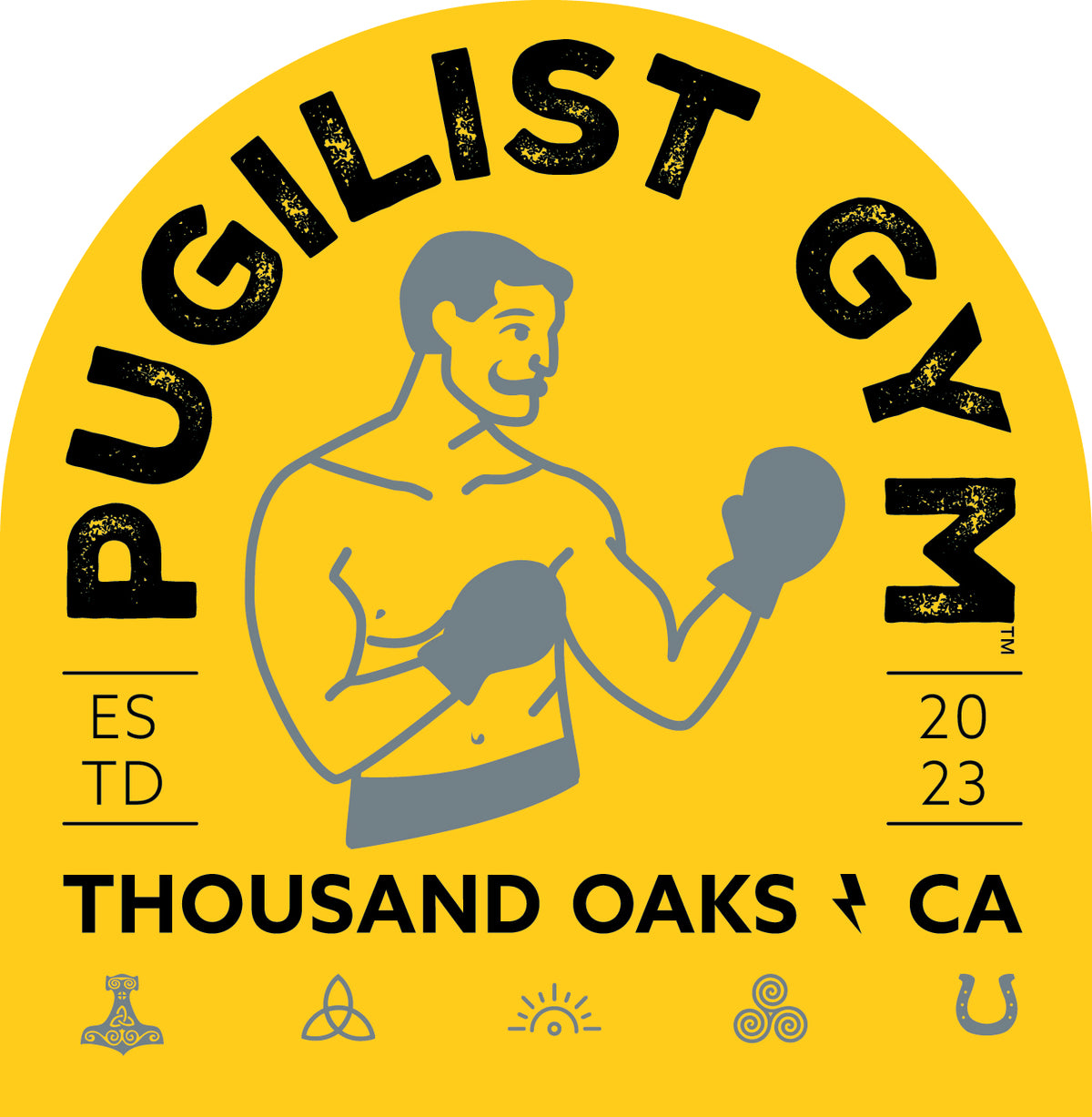 Sticker Boxer With Icons